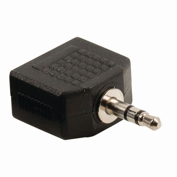 Nedis CAGB22945BK Stereo-audioadapter 3,5 Mm Male - 2x 3,5 Mm Female Zwart