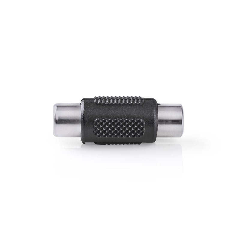 Nedis CAGB24950BK Mono-audioadapter Rca Female - Rca Female Zwart