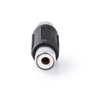 Nedis CAGB24950BK Mono-audioadapter Rca Female - Rca Female Zwart