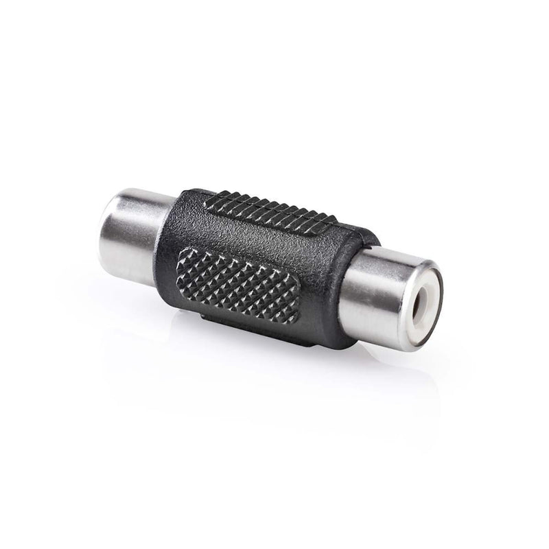 Nedis CAGB24950BK Mono-audioadapter Rca Female - Rca Female Zwart