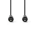 Nedis CAGB25000BK50 Optische Audiokabel Toslink Male - Toslink Male 5,0 M Zwart