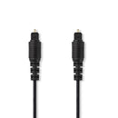 Nedis CAGB25000BK50 Optische Audiokabel Toslink Male - Toslink Male 5,0 M Zwart