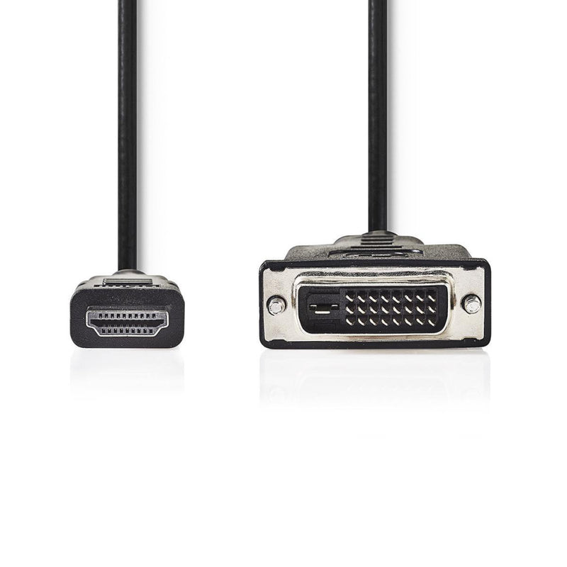 Nedis CCGB34800BK20 Hdmi?- Dvi-kabel Hdmi?-connector - Dvi-d 24+1-pins Male 2,0 M Zwart
