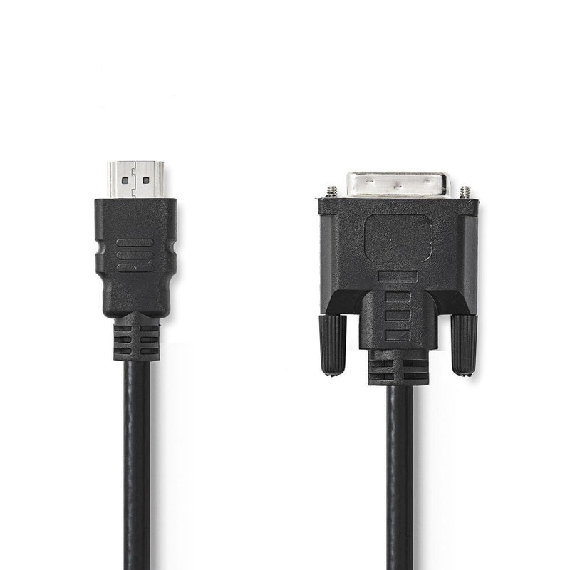 Nedis CCGB34800BK20 Hdmi?- Dvi-kabel Hdmi?-connector - Dvi-d 24+1-pins Male 2,0 M Zwart