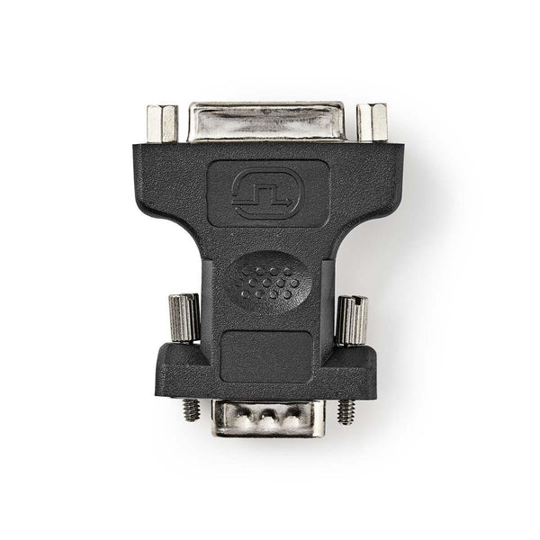 Nedis CCGB32901BK Vga - Dvi-adapter Vga Male - Dvi-i 24+5-pins Female Zwart