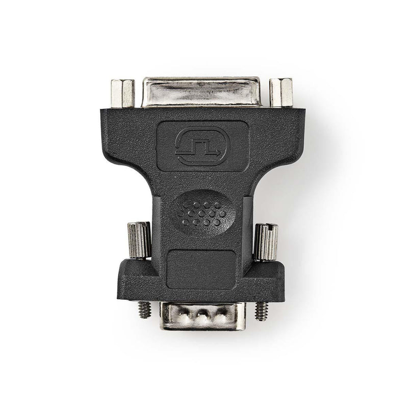Nedis CCGB32901BK Vga - Dvi-adapter Vga Male - Dvi-i 24+5-pins Female Zwart