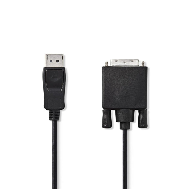 Nedis CCGB37200BK20 Displayport - Dvi-kabel Displayport Male - Dvi-d 24+1-pins Male 2,0 M Zwart