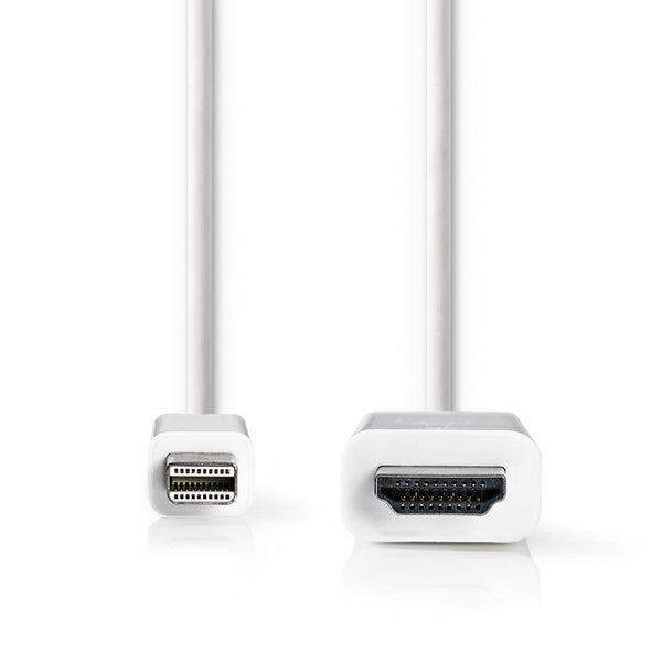 Nedis CCGB37600WT20 Mini-displayport - Hdmi?-kabel Mini-displayport Male - Hdmi?-connector 2,0 M Wi