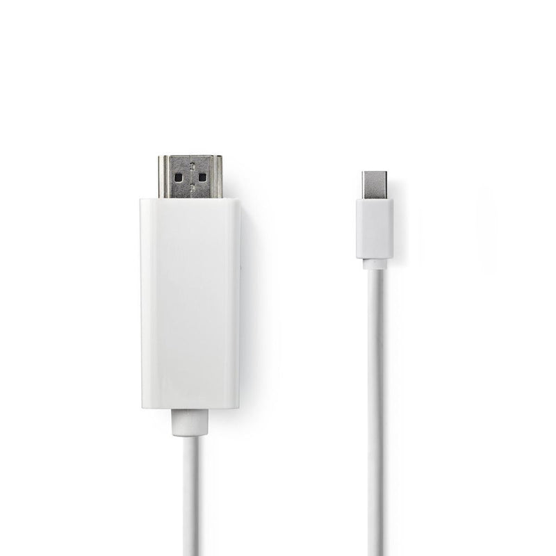 Nedis CCGB37600WT20 Mini-displayport - Hdmi?-kabel Mini-displayport Male - Hdmi?-connector 2,0 M Wi
