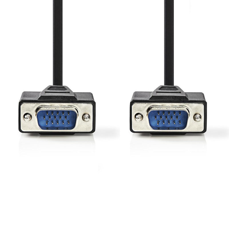 Nedis CCGB59000BK100 Vga-kabel Vga Male - Vga Male 10 M Zwart