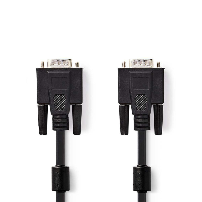 Nedis CCGB59000BK20 Vga-kabel Vga Male - Vga Male 2,0 M Zwart