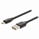 Nedis CCGB60510BK20 Usb 2.0-kabel A Male - Micro-b Male Omkeerbaar 2,0 M Zwart