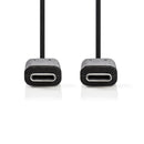 Nedis CCGB64700BK10 Usb 3.1-kabel (gen1) Type-c? Male - Type-c? Male 1,0 M Zwart