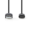 Nedis CCGB61650BK10 Usb-c? 3.1 Gen2-kabel Type-c? Male - A Male 1,0 M Zwart