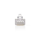 Nedis CCGB89302ME Netwerkconnector Rj45 (8p8c) Male - 10 Stuks Metaal