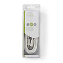 Nedis CSGB40010WT30 Coaxkabel 100 Db Iec (coax) Male - Iec (coax) Female 3,0 M Wit