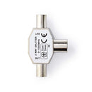 Nedis CSGB40950ME Coaxsplitter 2x Iec (coax) Male - Iec (coax) Female Metaal