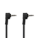Nedis CVGB22000BK10 3,5 Mm Av-kabel 3,5 Mm Av Male - 3,5 Mm Av Male 1,0 M Zwart