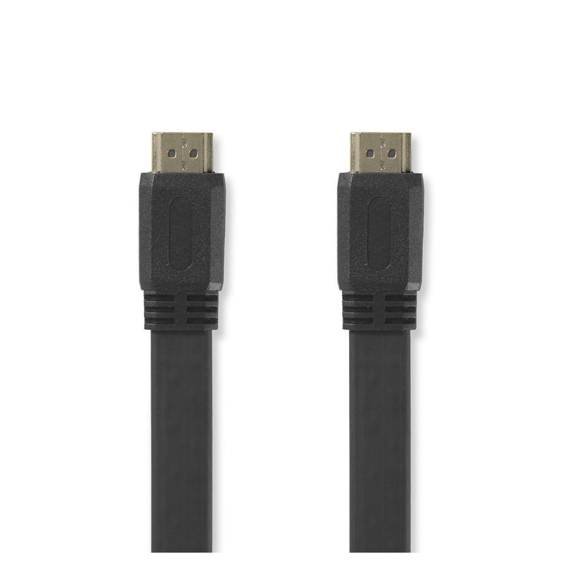 Nedis CVGB34100BK20 Platte High Speed Hdmi?-kabel Met Ethernet Hdmi?-connector - Hdmi?-connector 2,