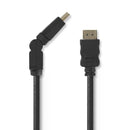 Nedis CVGB34290BK15 High Speed Hdmi?-kabel Met Ethernet Hdmi?-connector - Hdmi?-connector Draaibaar