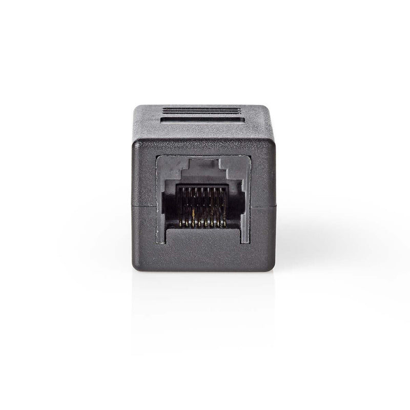 Nedis CCGP89010BK Cat6 Netwerkadapter Rj45 (8p8c) Female - Rj45 (8p8c) Female Zwart