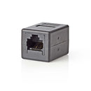 Nedis CCGP89010BK Cat6 Netwerkadapter Rj45 (8p8c) Female - Rj45 (8p8c) Female Zwart