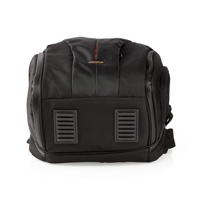 Nedis CBAG400BK Cameratas Rugtas 290 X 410 X 150 Mm 10 Binnenvakken Zwart/oranje