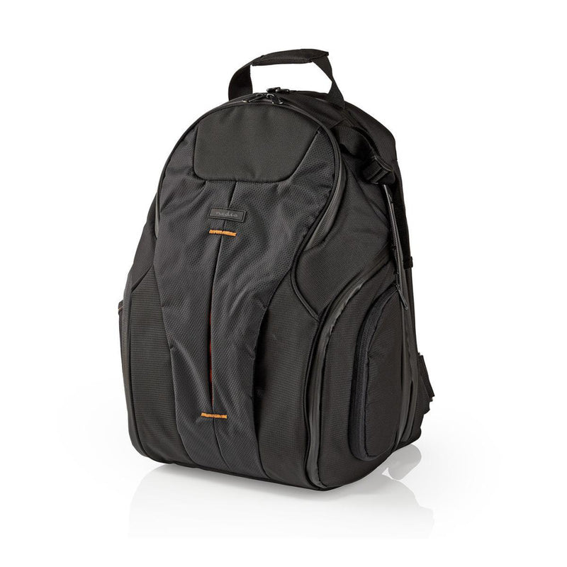 Nedis CBAG400BK Cameratas Rugtas 290 X 410 X 150 Mm 10 Binnenvakken Zwart/oranje