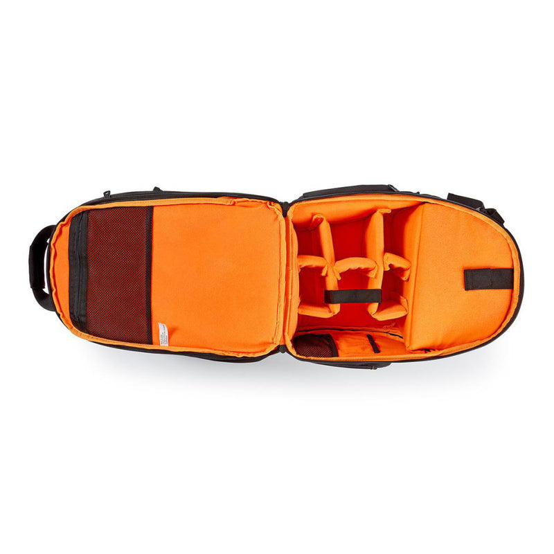 Nedis CBAG400BK Cameratas Rugtas 290 X 410 X 150 Mm 10 Binnenvakken Zwart/oranje