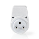 Nedis EXSO100SPE1WT Stekkerdoos Met Overspanningsbeveiliging 1-weg France / Type-e (cee 7/6) Oversp
