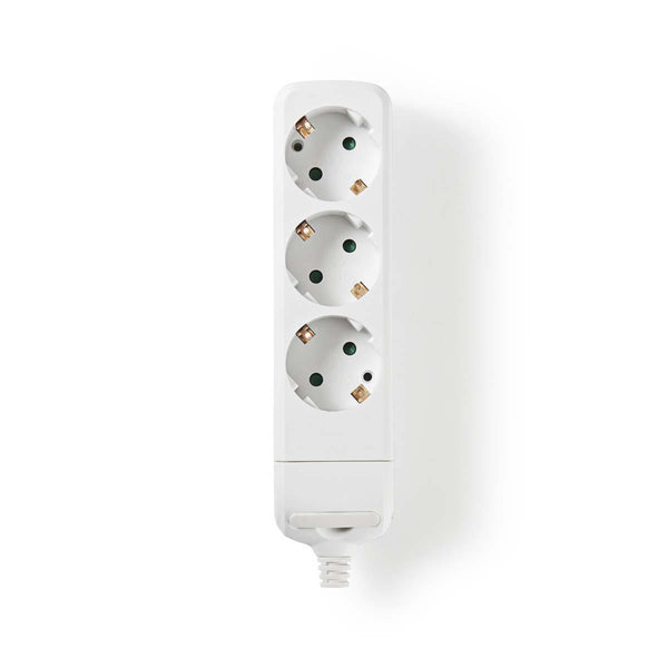 Nedis EXSO300F1WT Stekkerdoos Beschermend Contact 3-weg Wit