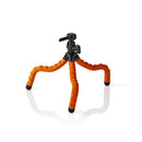 Nedis GPOD3010BK Ministatief Max. 1 Kg 27,5 Cm Flexibel Zwart/oranje