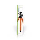 Nedis GPOD3010BK Ministatief Max. 1 Kg 27,5 Cm Flexibel Zwart/oranje