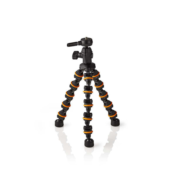 Nedis GPOD3200BK Ministatief Max. 1 Kg 26,0 Cm Flexibel Zwart/oranje