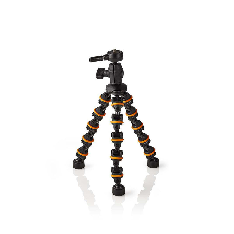 Nedis GPOD3200BK Ministatief Max. 1 Kg 26,0 Cm Flexibel Zwart/oranje