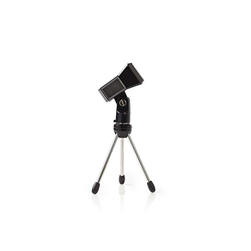 Nedis MPST05BK Tafelstandaard Voor Microfoon Max. 0,8 Kg Zwart Zilver