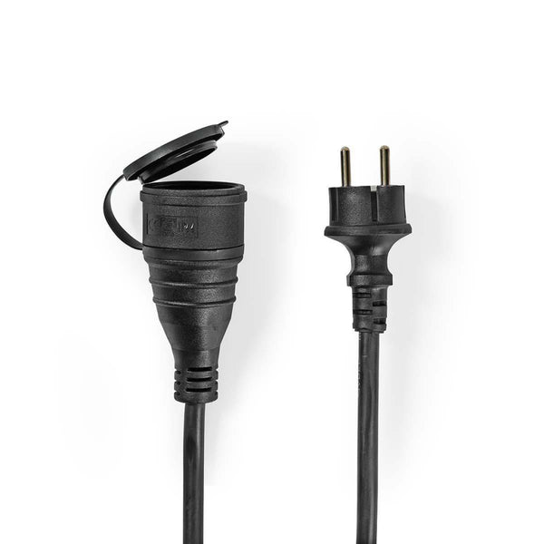 Nedis PECN120FBK Verlengkabel 20 M H05vv-f 3g1.5 Ip44 Zwart