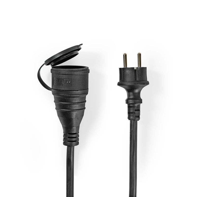 Nedis PECN120FBK Verlengkabel 20 M H05vv-f 3g1.5 Ip44 Zwart