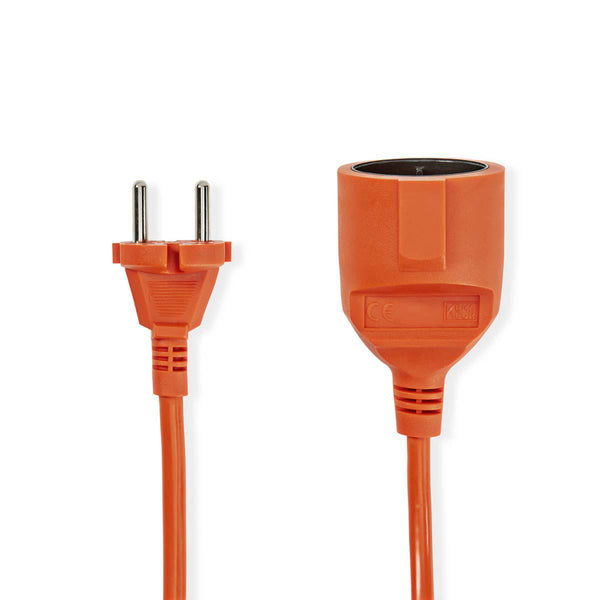 Nedis PEXC115FOG Verlengkabel 15 M H05vv-f 2x1.5 Oranje