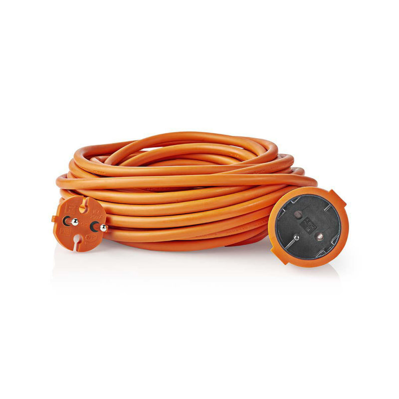 Nedis PEXC115FOG Verlengkabel 15 M H05vv-f 2x1.5 Oranje