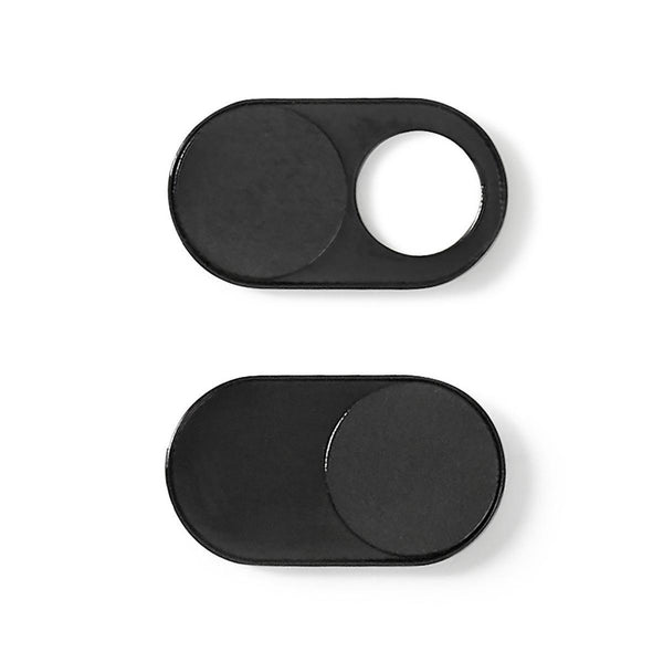 Nedis PRIVWCC10BK3 Privacy-cover Voor Smartphones En Tablets Snel Aan Te Brengen 3-pack Zwart