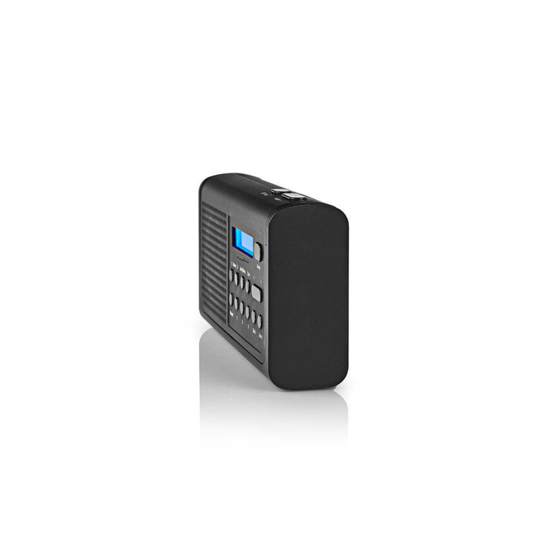 Nedis RDDB1500BK Dab+-radio 3 W Fm Klok- En Alarmfunctie Zwart