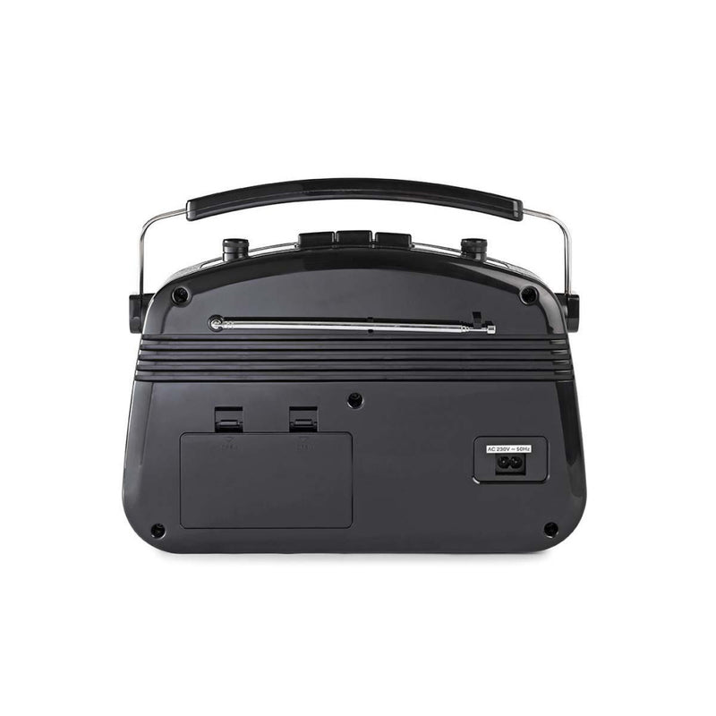Nedis RDFM5000BK Fm-radio 4,5 W Draaggreep Zwart