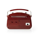 Nedis RDFM5000BN Fm-radio 4,5 W Draaggreep Bruin