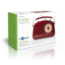 Nedis RDFM5000BN Fm-radio 4,5 W Draaggreep Bruin