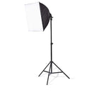 Nedis SLKT10BK Verlichtingsset Fotostudio 2x 70 W 5500 K 180 Cm Hoogte Opvouwbaar