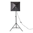 Nedis SLKT10BK Verlichtingsset Fotostudio 2x 70 W 5500 K 180 Cm Hoogte Opvouwbaar