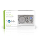 Nedis RDFM5100WT Fm-radio 9 W Analoge Tuning Retro Design Wit