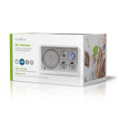 Nedis RDFM5100WT Fm-radio 9 W Analoge Tuning Retro Design Wit