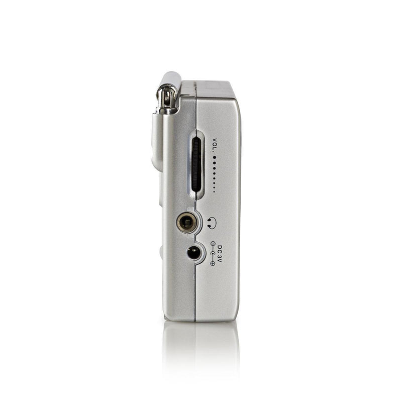 Nedis RDWR1000GY Fm-radio 1,5w Wereldontvanger Alarmfunctie Grijs